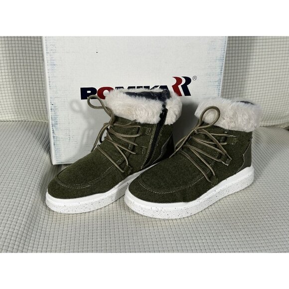 Romika Helsinki 01 Fleece lined Bootie, Olive Green, Size EU 36, US 5.5, NWB - Picture 1 of 12